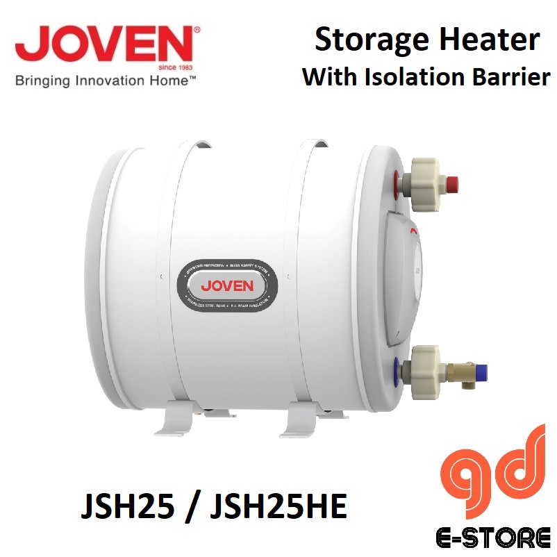 JOVEN Storage Heater JSH25 / JSH25HE Horizontal Series Stainless Steel