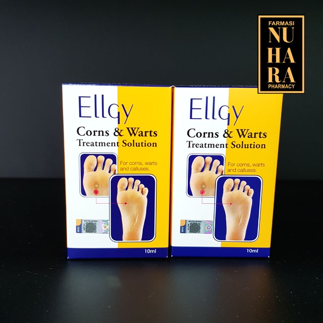Ellgy Corn & Wart Treatment Solution 10ml treat corns, warts and