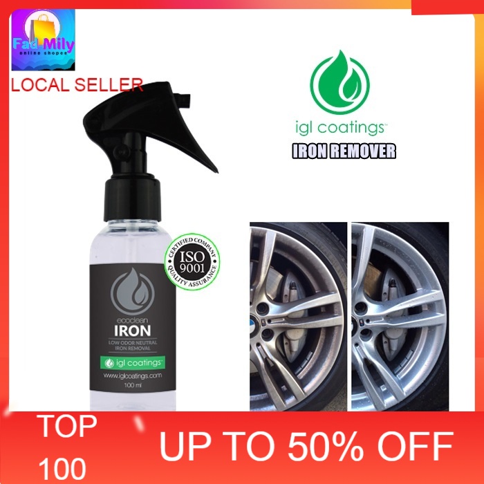IGL Coatings Ecoclean Iron Car Wheel Cleaner Brake Dust Iron Rust