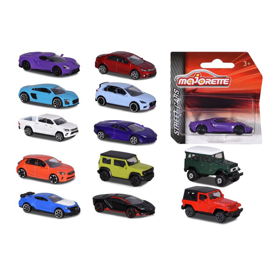 Majorette Street Cars Assortment - 12 Assorted - Wave 2 QDMT037713 ...