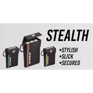 Winmau Stealth Hard Darts Case Magnetic Closure & Carabiner Clip