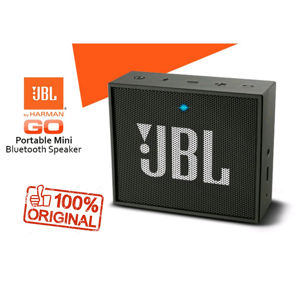 Original Jbl Go Portable Bluetooth Speaker Black Shopee Malaysia