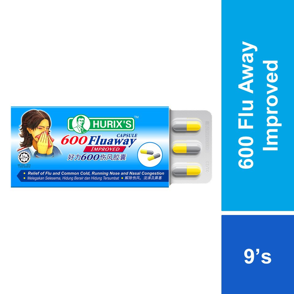 Hurix's 600 Fluaway Capsule Improved 9s [Exp Dec 2022]  Shopee Malaysia