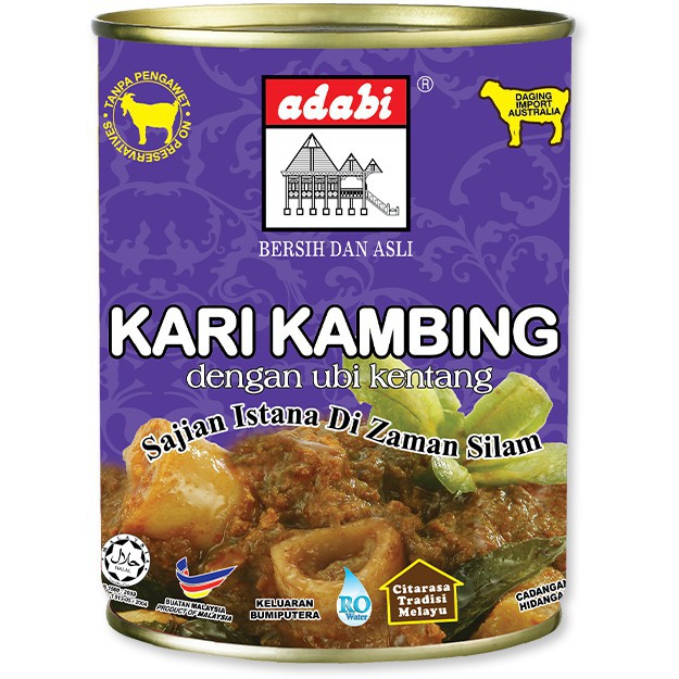 Buy Adabi Kari Kambing Sup Kambing Kari Ayam Kurma Ayam Rendang Ayam Rendang Daging 280g Seetracker Malaysia