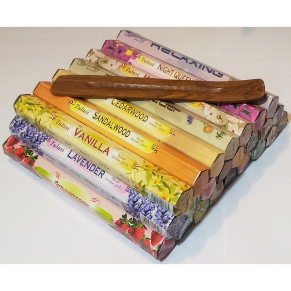Tulasi Incense Stick range 20 sticks per pack - SIngle Tube (20 different scent)