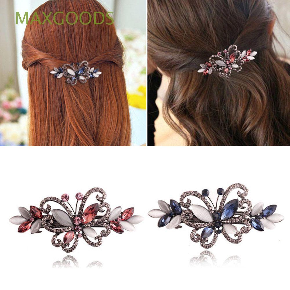 crystal hair clips wedding