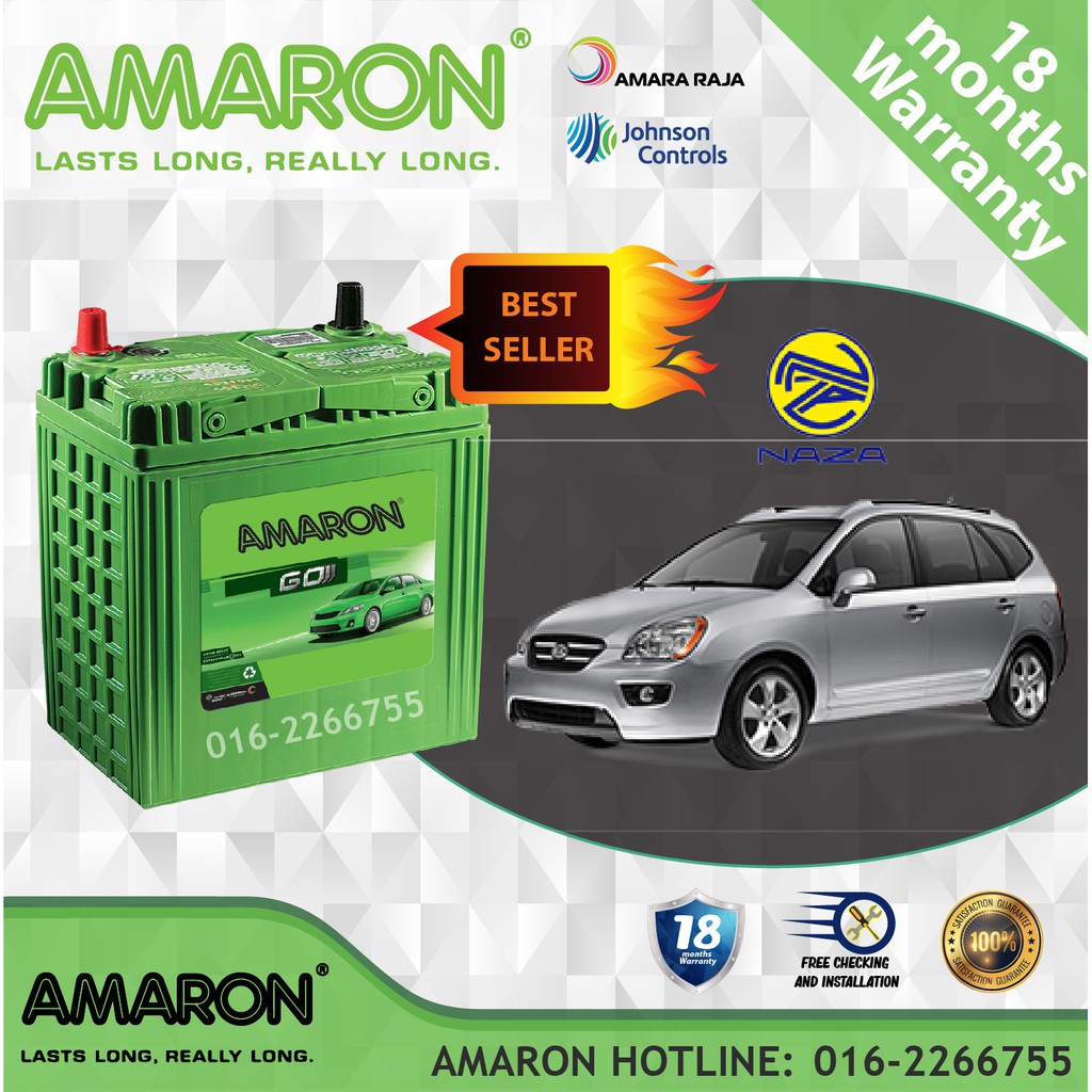 Naza Citra Amaron Hilife Pro Din55l Car Battery Bateri Kereta Shopee Malaysia