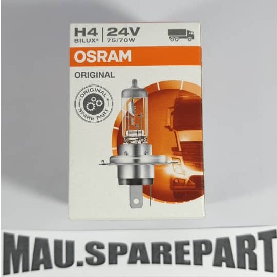 Original Osram H4 24V 75/70W Halogen Light Car Bulb (64196) - Made In ...