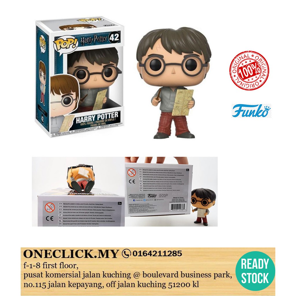 HARRY POTTER WITH MARAUDERS MAP #42 Funko POP Movies Harry Potter Vinyl Figure