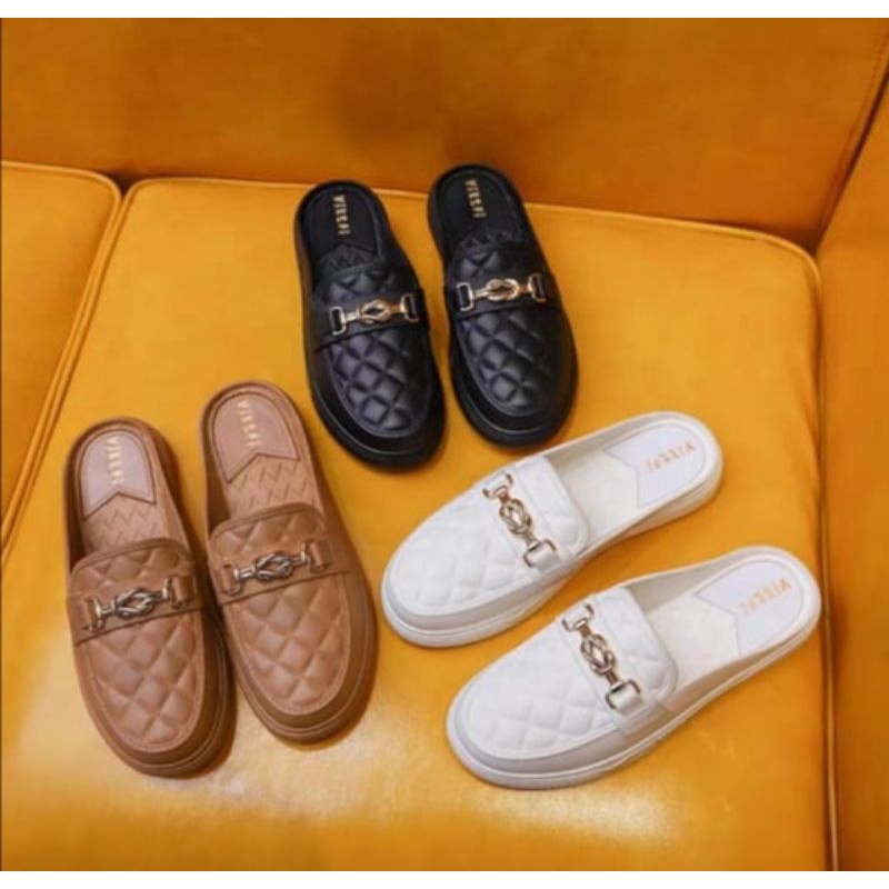 [Ready Stock] ?? Casual Baotou Half Slipper Women's Shoes 2022 New Outer Wear Lazy Office Single Shoes Sandals Fashion Spring and Autumn Thick Sole