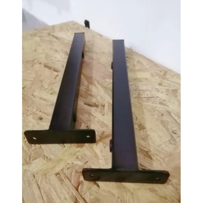 2pcs Industrial Iron Wall Mounted Floating Shelf Bracket | Shopee Malaysia