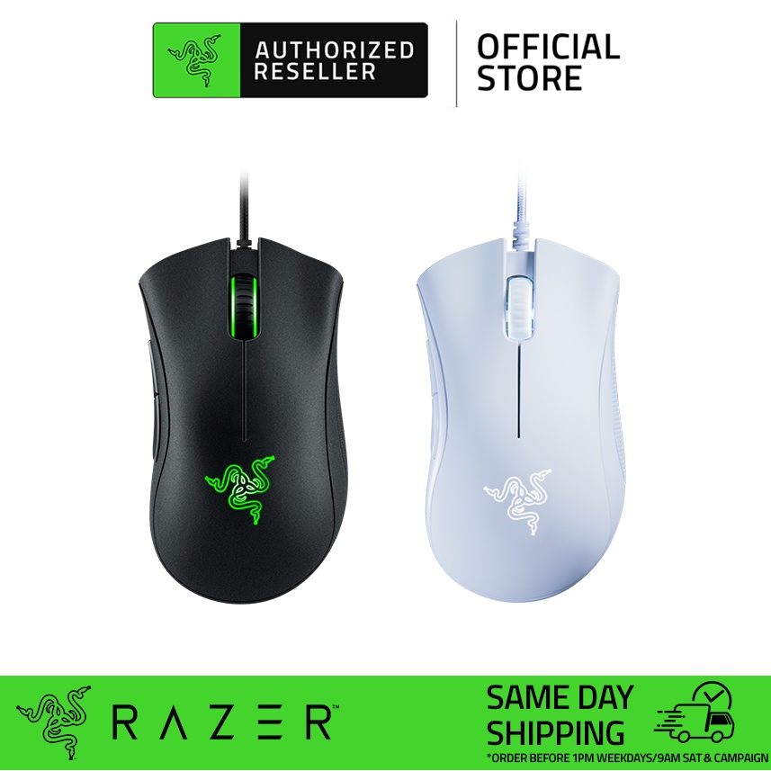 Razer Deathadder Essential Wired Gaming Mouse | 6400 DPI Optical | Ergonomic | 5 Programmable Buttons | Right-Handed