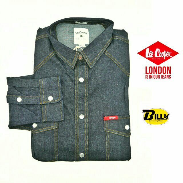 lee cooper denim shirts