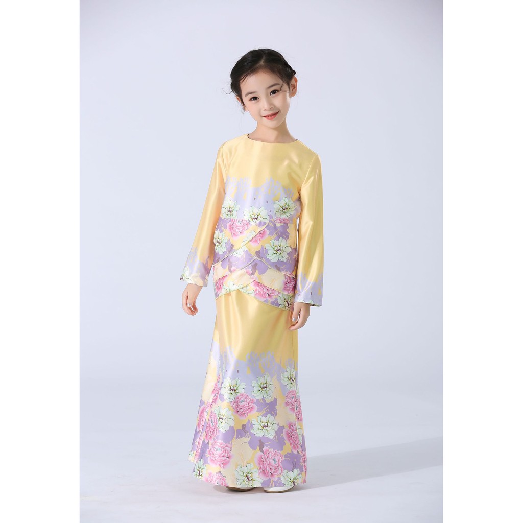  Baju  Raya Budak  Perempuan Kids Girl 2022 Baju  Kurung 