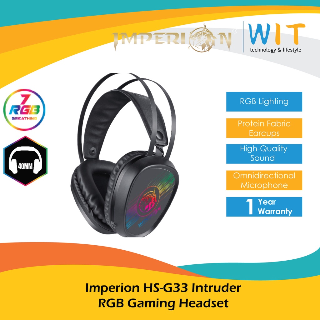 Imperion HS-G33 Intruder RGB Gaming Headset