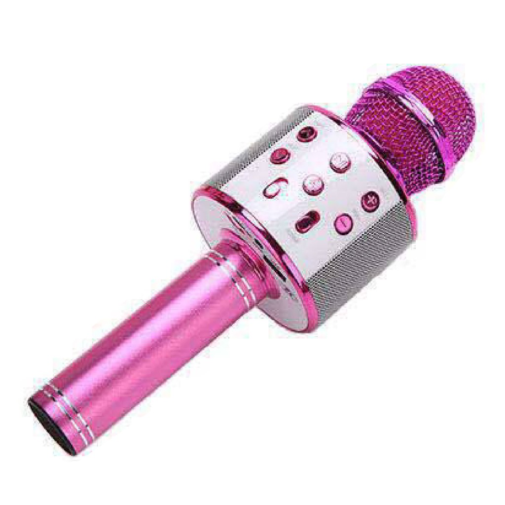 FREE GIFT  WS858 Wireless Karaoke Microphone Mic Portable Bluetooth KTV Music Singing Speake {SELLER}