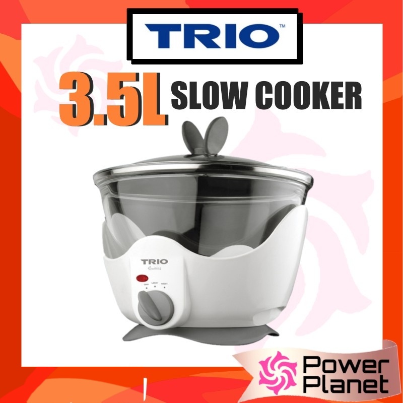 Trio 3.5L Slow Cooker TSC-350 (Simmering porridge, soup, herb) TSC350 / 5.0L TSC-500 TSC500