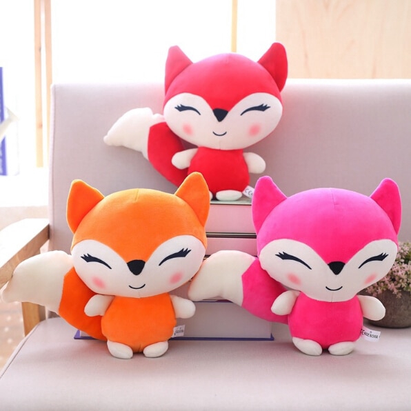 kawaii fox plush