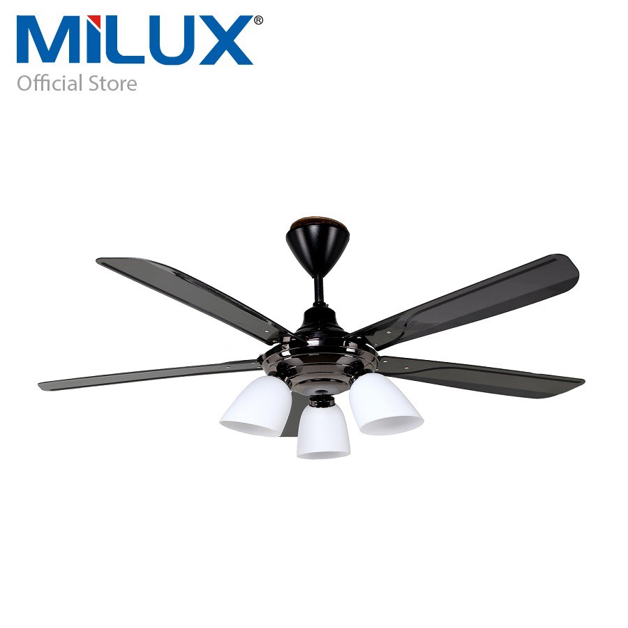 Milux Powerful Five Blade Ceiling Fan Mcf C212lgm Shopee Malaysia