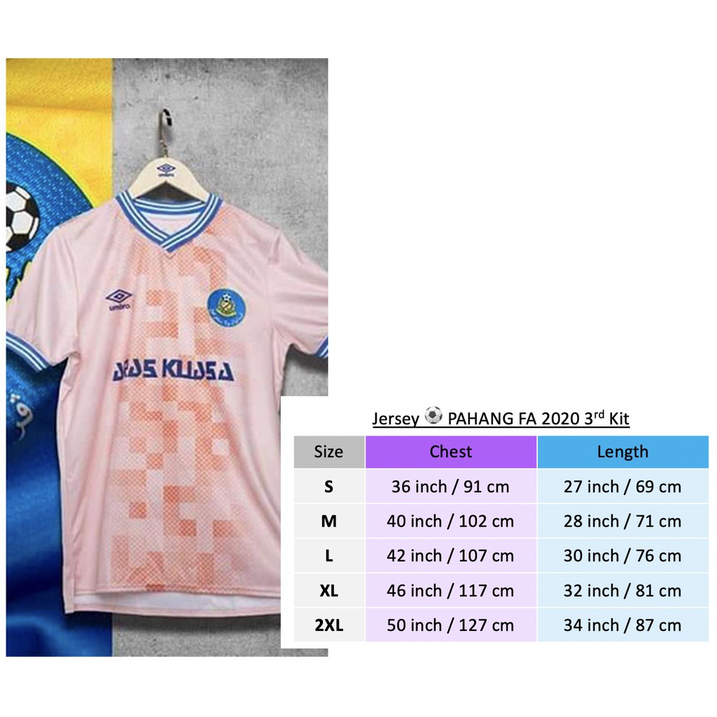 pahang fa jersey 2020