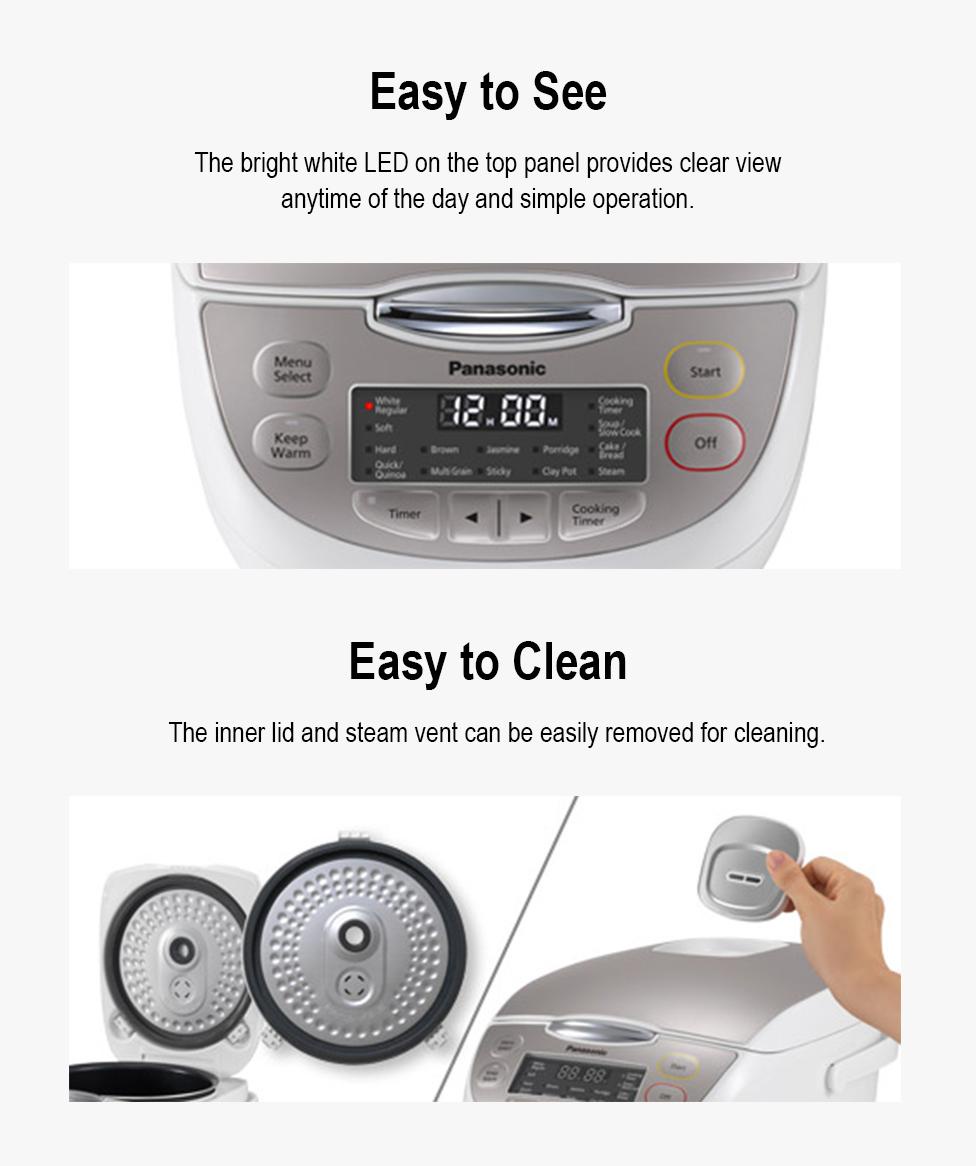 PANASONIC SRCP188 Jar Rice Cooker 1.8L SRCP188NSK 6 Layer Inner Pan Keep Warm Shopee Malaysia
