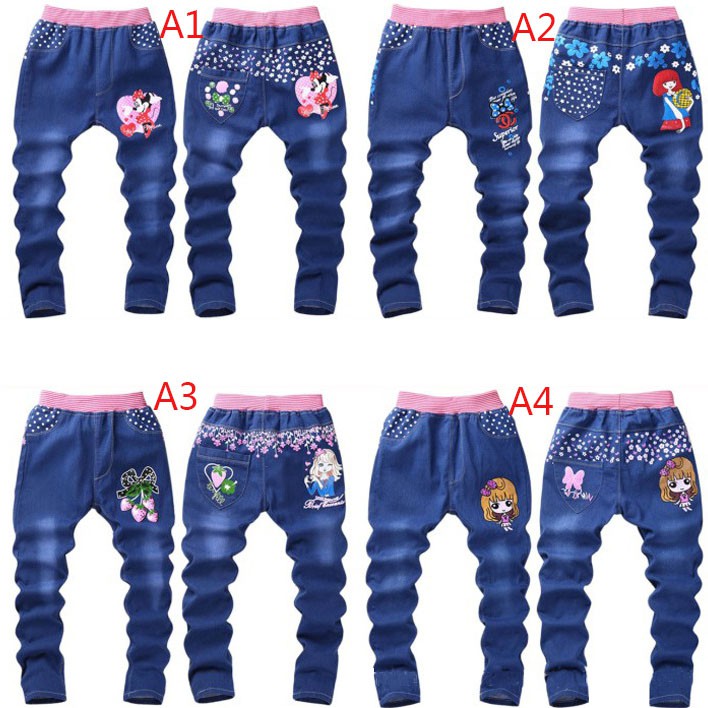 5 slim girl jeans