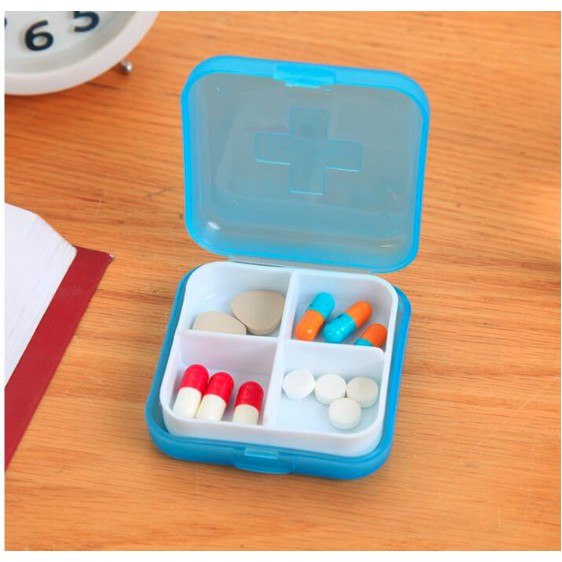 Drug Storage Boxes 4 Bulkhead Travel Accessories 小藥盒