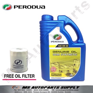 PERODUA ENGIN OIL 5/30W SAE MYVI VIVA KENARI KELISA ALZA 