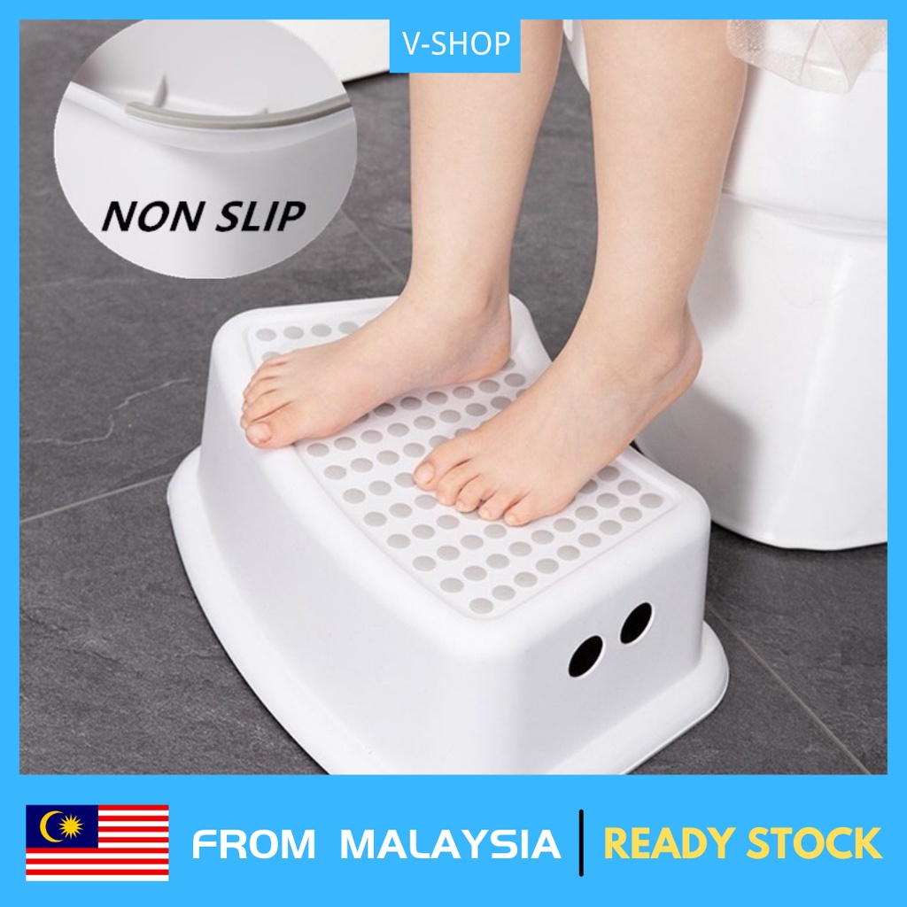 Multifunction Anti Slip Step Pad Stool Plastic Foot Chair Squat Toilet ...