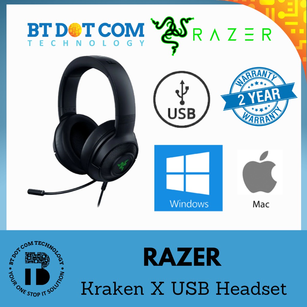 razer kraken x usb mac