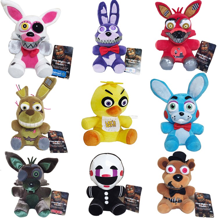 all five nights at freddy's plushies