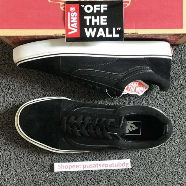 vans authentic black dope