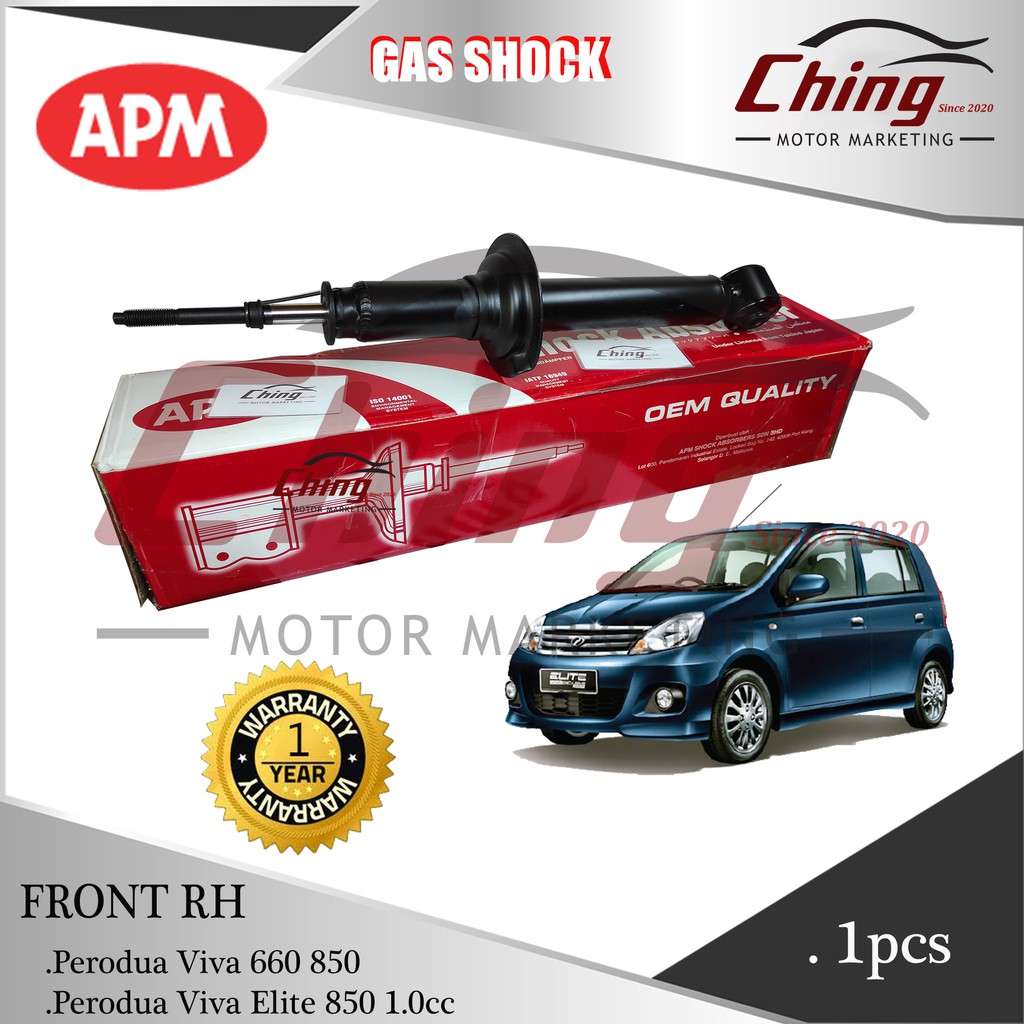 Apm Perodua Viva 660 850 Viva Elite 850 1 0 Cc Front Gas Shock Absorber Shopee Malaysia