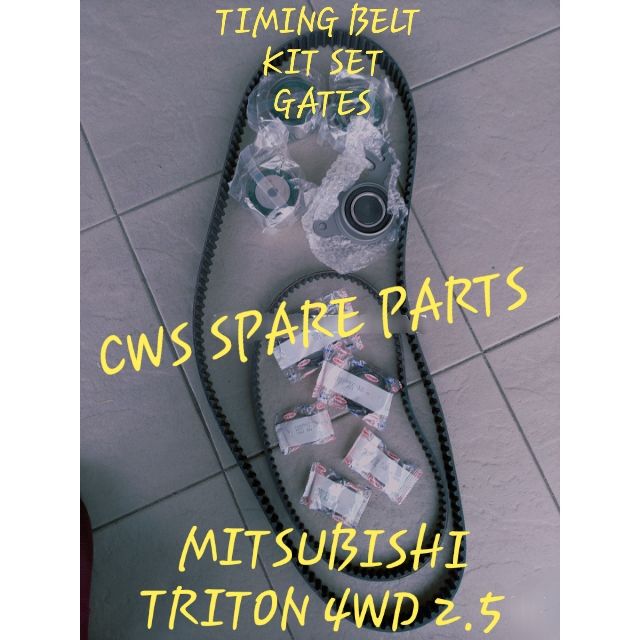 MITSUBISHI TRITON 4WD 2.5 TIMING BELT KIT SET GATES 154RU25 99YU19