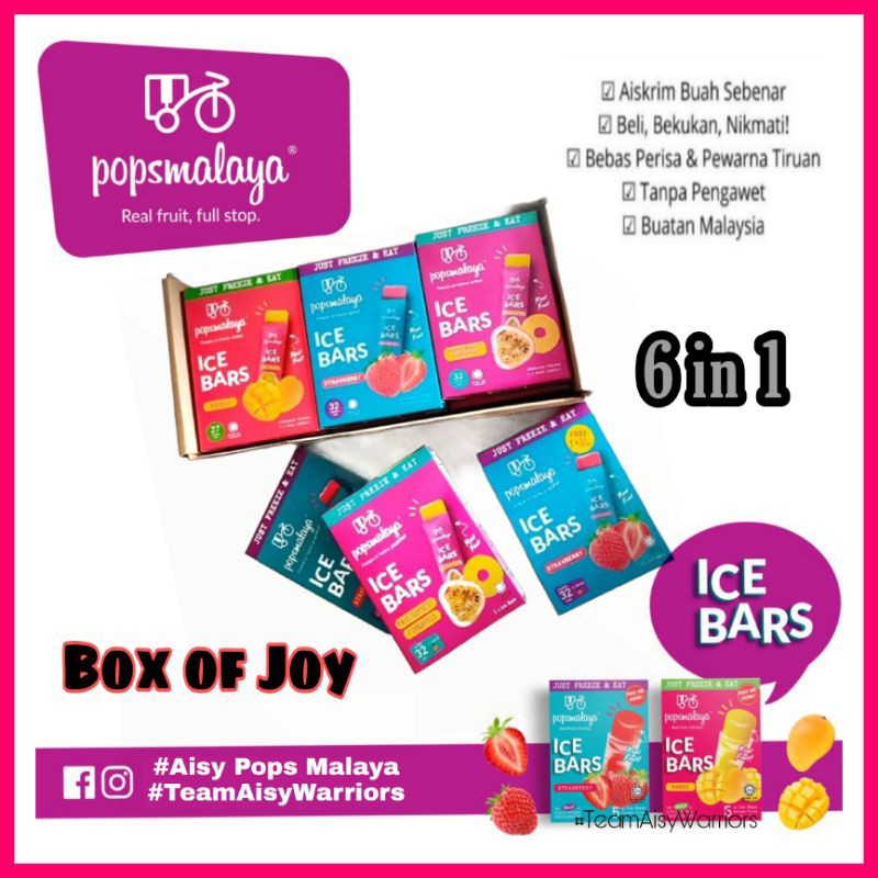 Buy [BOX OF JOY] AISKRIM POPS MALAYA 6 IN 1 SeeTracker