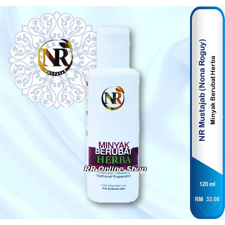 Minyak Berubat Herba By Nona Roguy