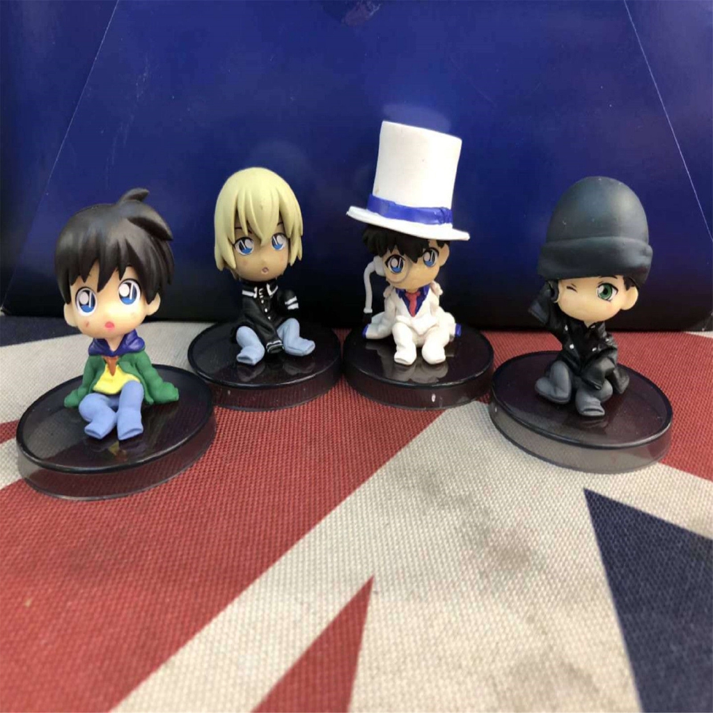Anime Toys Detective Conan Childhood Sitting Posture Figure Collection Toys Gift