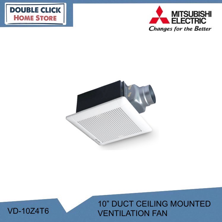 Mitsubishi Vd 10z4t6 Ceiling Type Duct, Ceiling Ventilation Fan