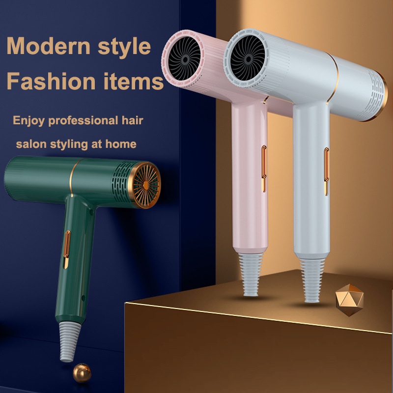 Malaysia 3 pin Plug Big Wind Blue Ray Ionic Tech 1000 Hair Dryer Strong Wind Pengering Rambut Hairdryer Kuasa tinggi