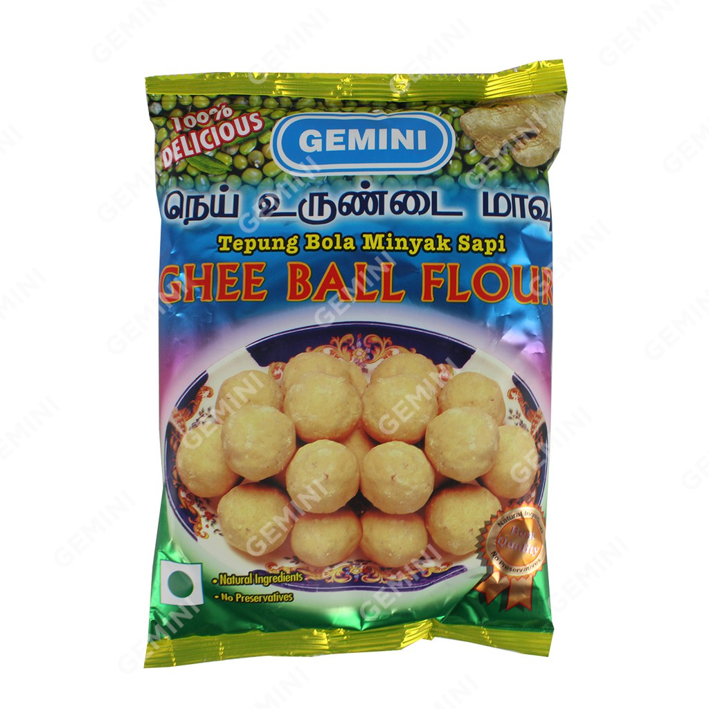 GEMINI GHEE BALL FLOUR / TEPUNG BOLA MINYAK SAPI 500GM Shopee Malaysia