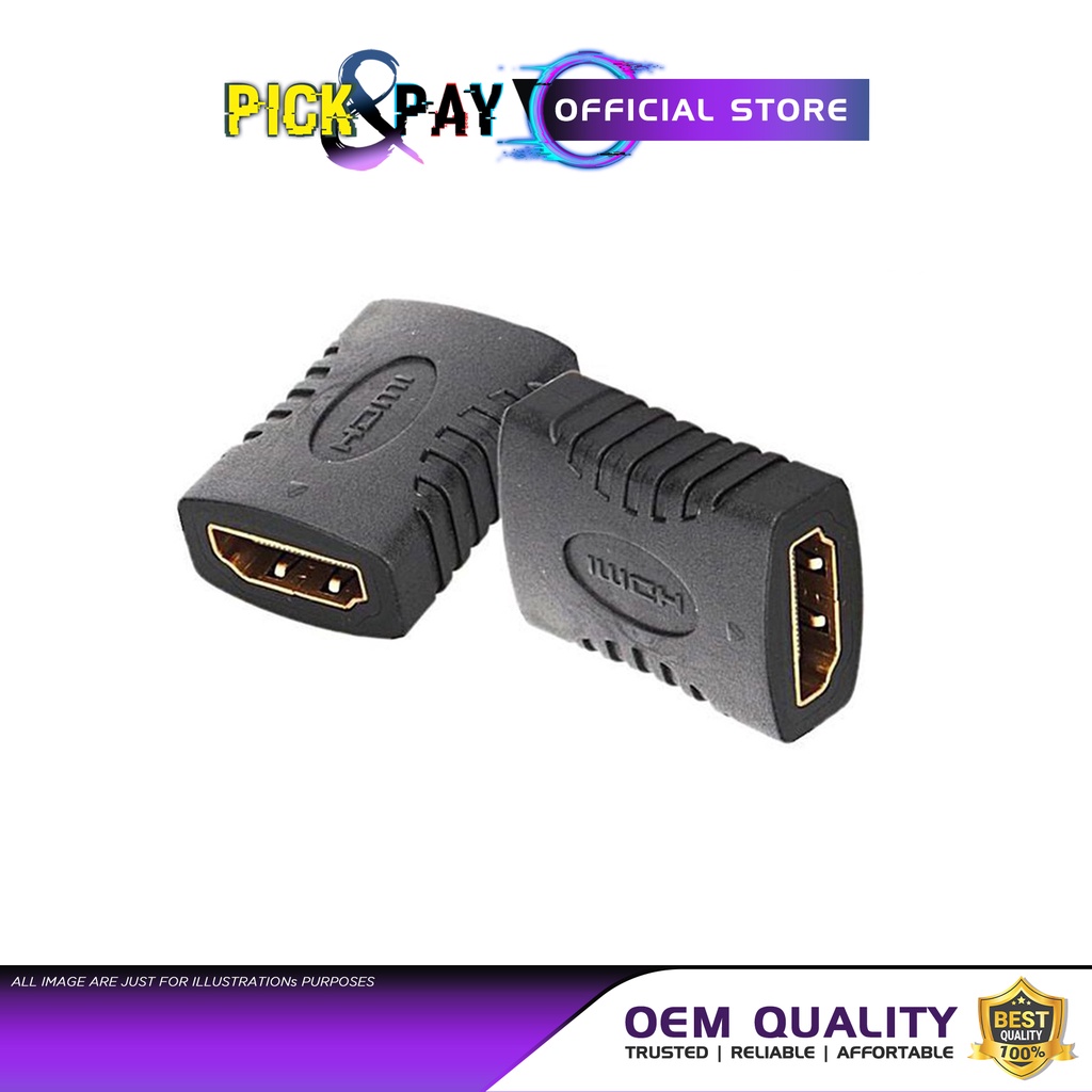 HDMI Extension Adapter (HDMI Female/Female) (SYE CA313) Shopee Malaysia
