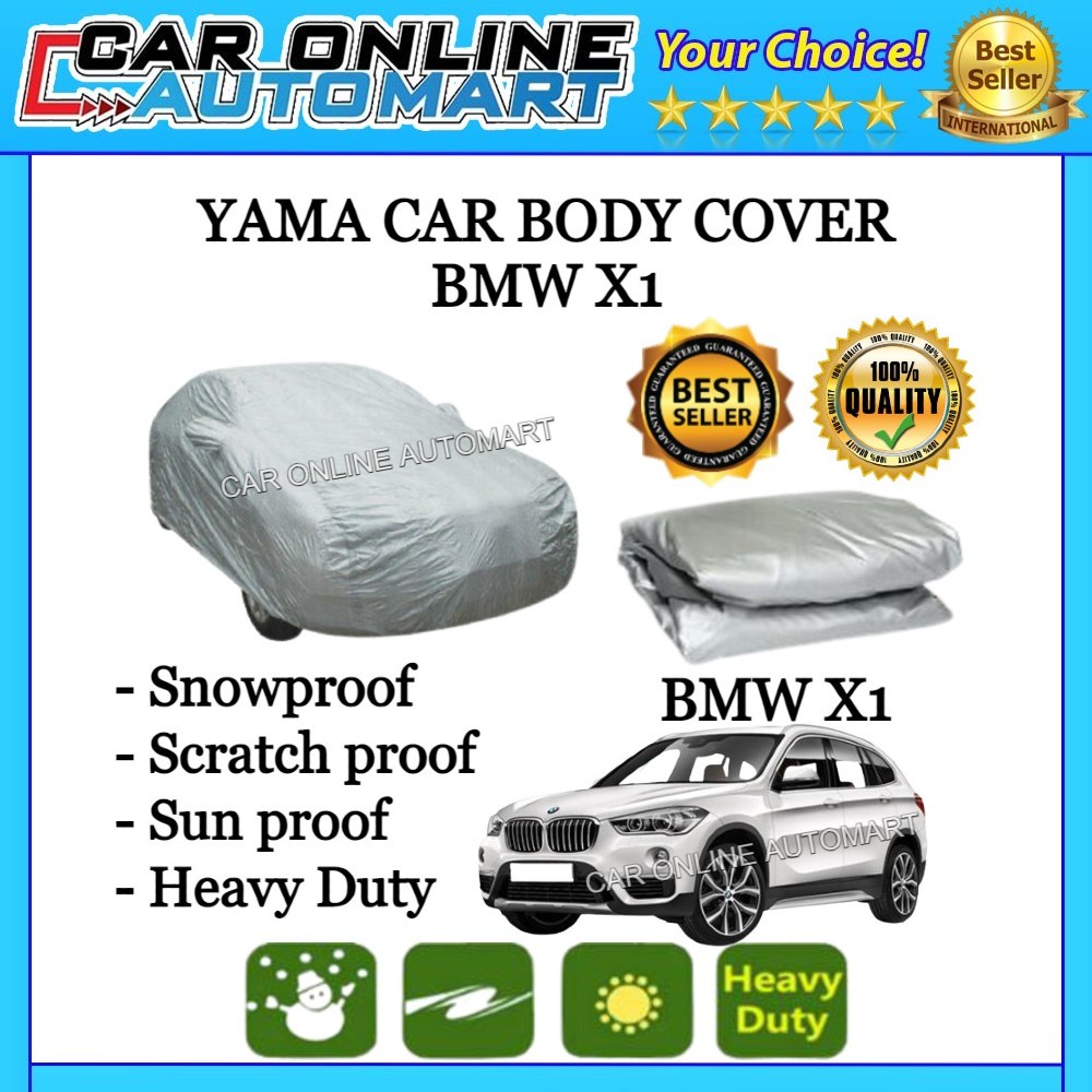 YUXO Car Cover for BMW X1 Car Cover Full Scratch proof Durable Cotton filled Heavy Duty Color:AA,Size:X1 