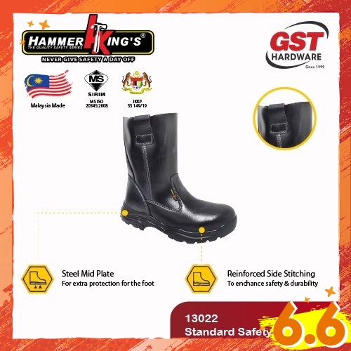 kasut safety boot black hammer
