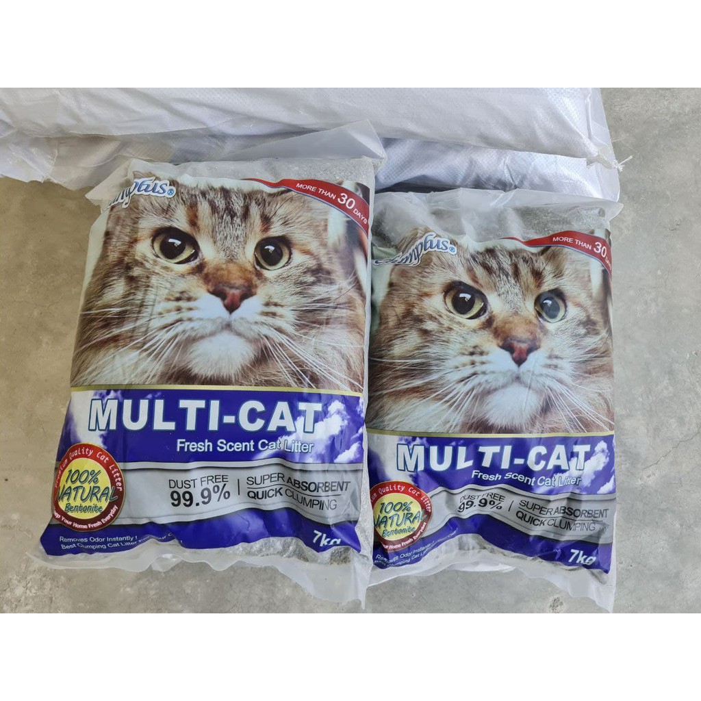 [BEST SELLING!!] Clumplus MULTI-CAT Pasir Kucing cat litter murah 10L/7kg