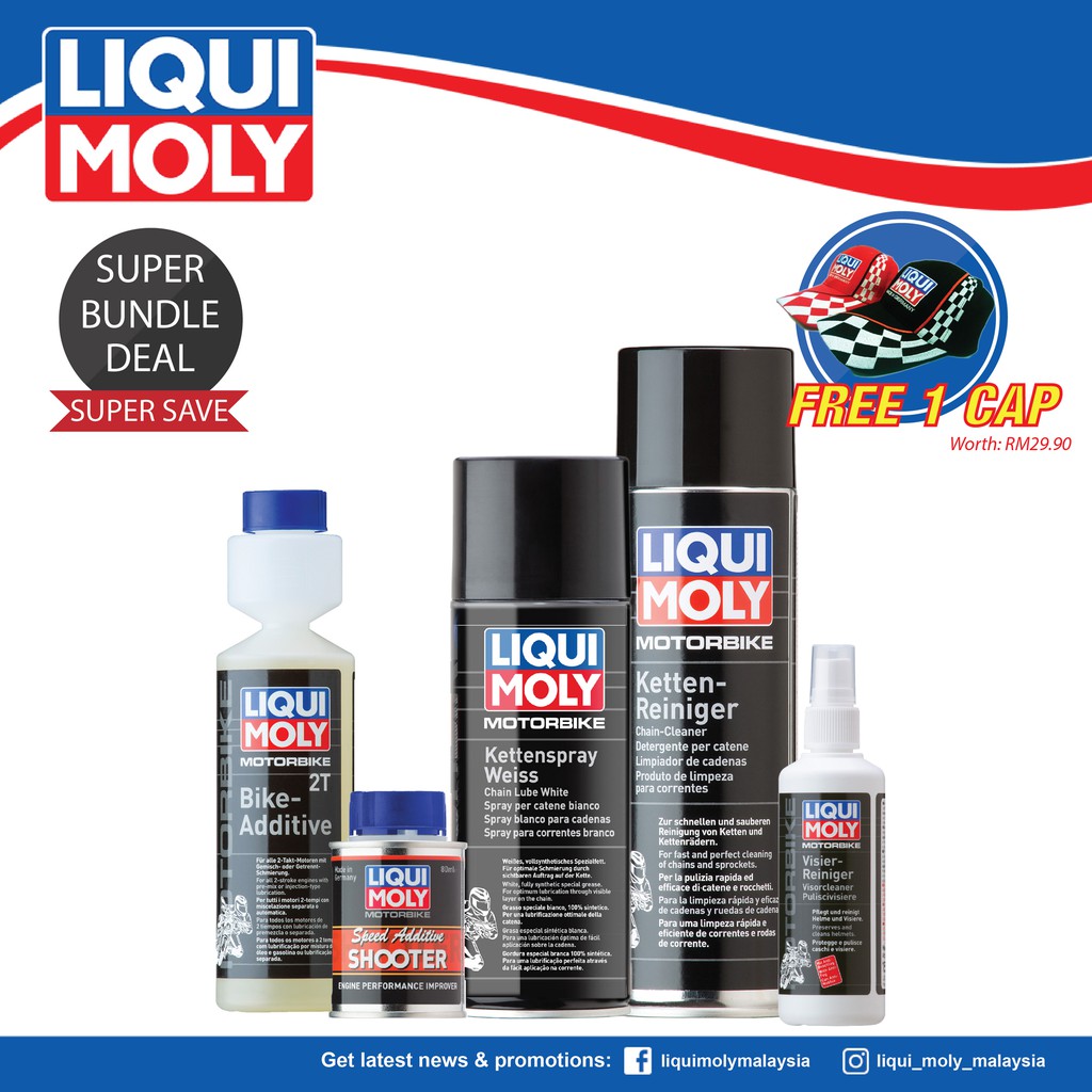 Liqui Moly Motorbike Booster Care (2T) [Super Bundle Deal] Shopee