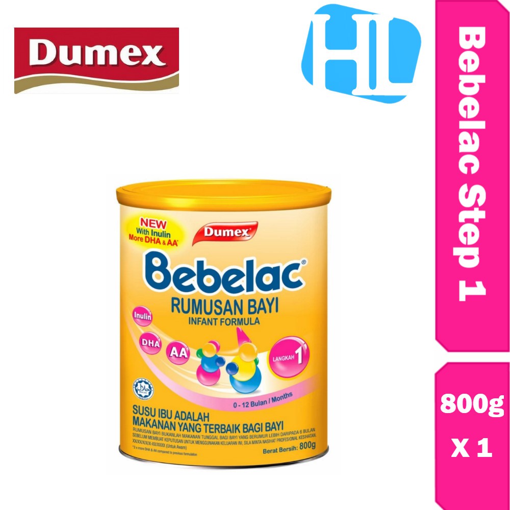 Rm44 55 Dumex Bebelac 1 Infant Formula 0 12month 800g Shopee Malaysia