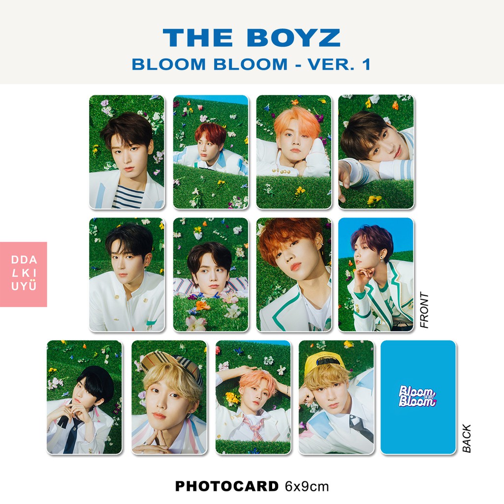 The Boyz Photocard Bloom Bloom Ver 1
