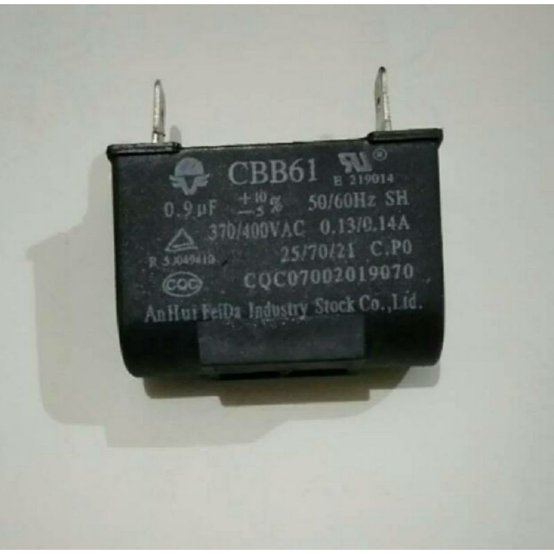 0.9uf 400vac Original AC Capacitor Fan Capacitor Indoor Motor Fan