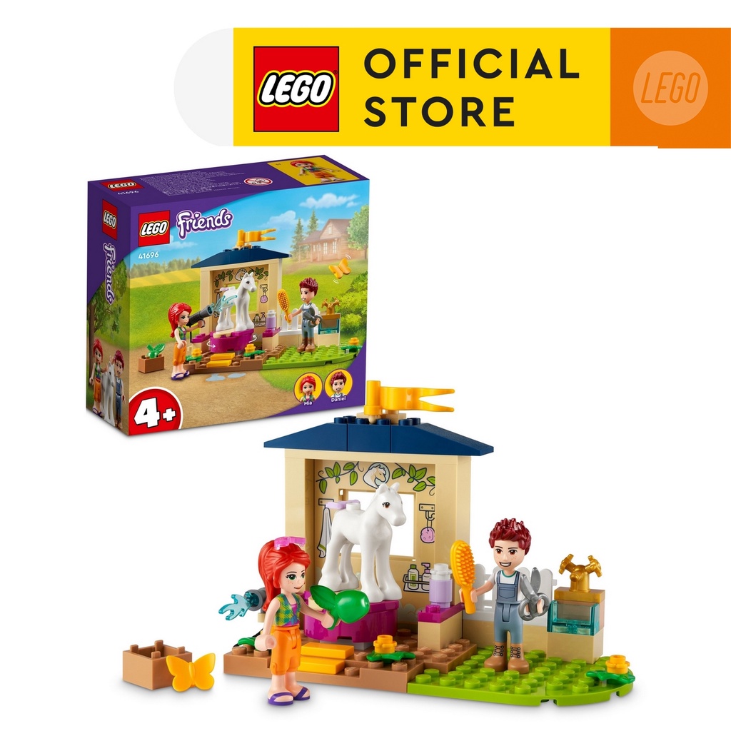 LEGO Friends Pony-Washing Stable 41696 Building Kit (60 Pieces) Building  Blocks Construction Toys Kids Toys Animal Toys | Shopee Malaysia