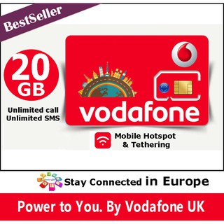 Europe Travel Sim Card 20GB Data (3G/4G) Call+SMS UK France Swiss Germany Czech Italy Switzeland